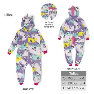 Pijama unicornio trendy 12292/invierno