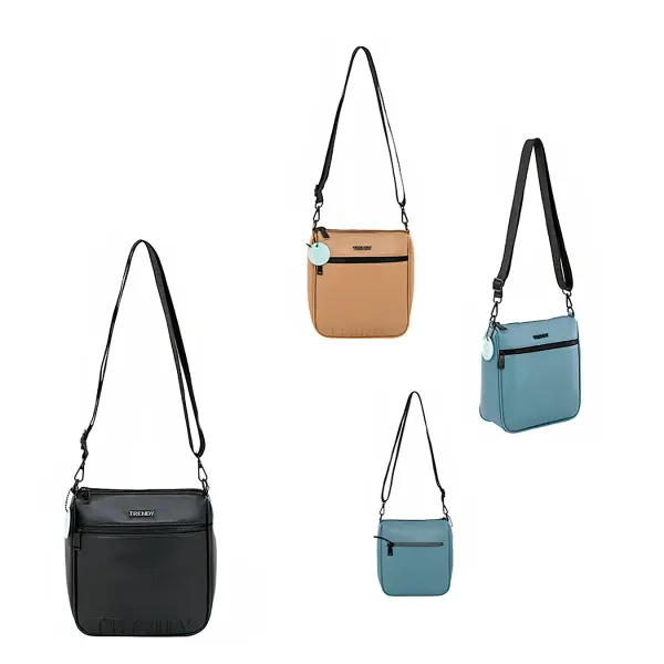 Morral Trendy cuero PU negro