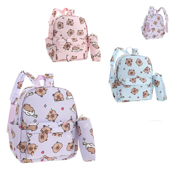 Mochila con Cartuchera Capibara 53858 13″