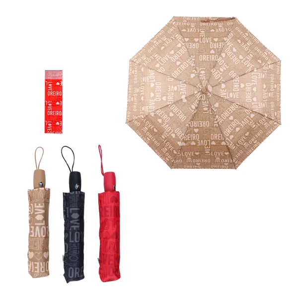 Paraguas Automático Oreiro Love 28444B