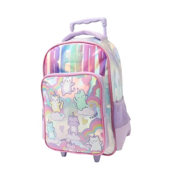 Mochila Carro con Cartuchera Trendy 28770 15" - Imagen 4