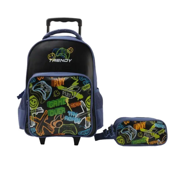 Mochila Carro con Cartuchera Trendy 28778 15" - Imagen 11