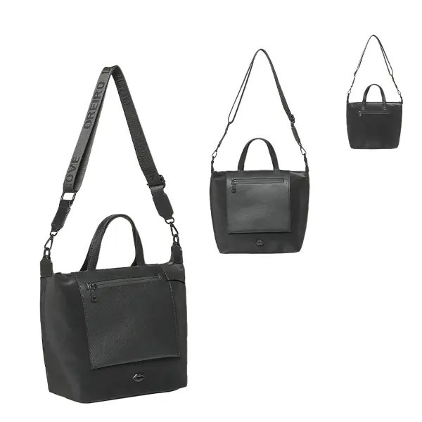 Cartera Oreiro cuero PU negro