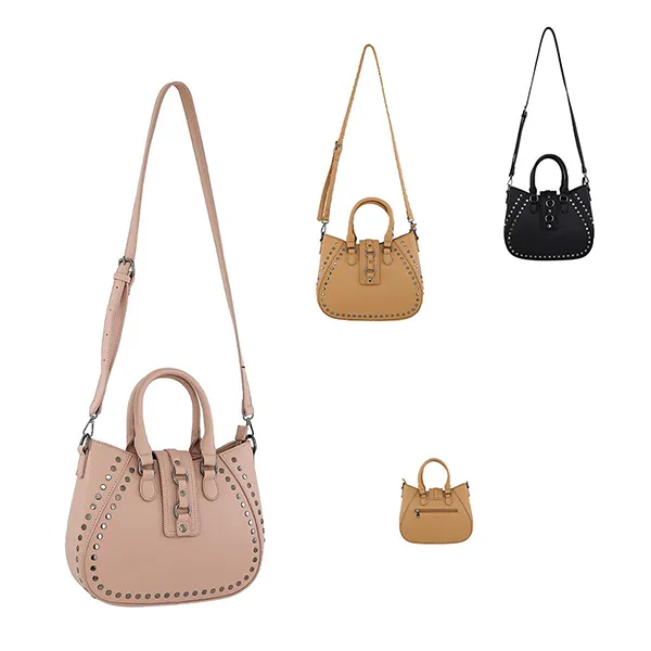 Cartera Trendy cuero PU negro