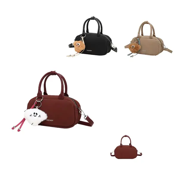 Mini Cartera Trendy poliéster beige
