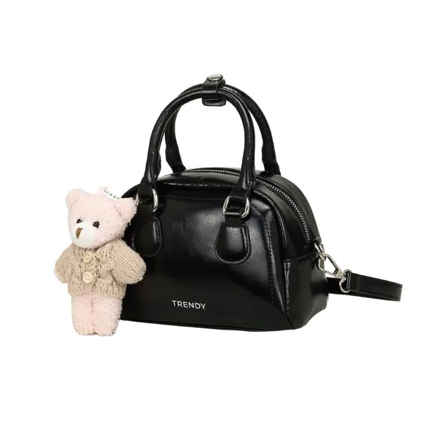 Mini Cartera Trendy 22762 cuero PU negro