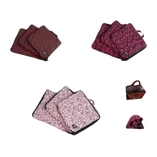 Organizador Viaje Oreiro Love poliéster azul
