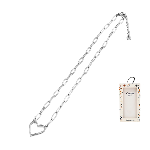 Collar Acero Oreiro Love 30780